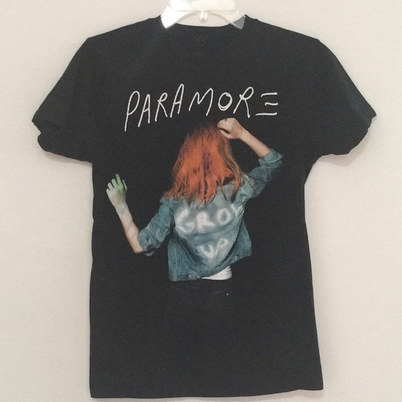 Paramore Tops - Paramore Grow Up Band Graphic Tee Ladies L
